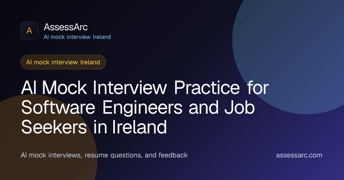 AI Mock Interview Ireland | Technical Interview Practice for Software ...